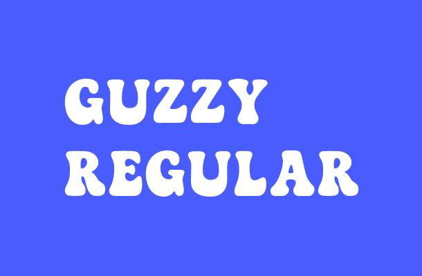 Guzzy Regular Font