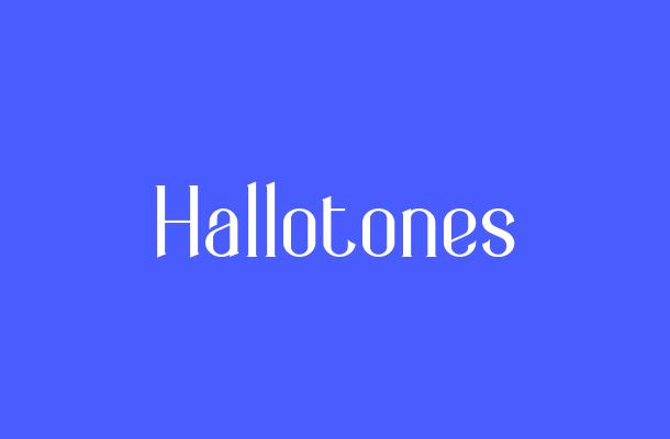 Hallotones Font