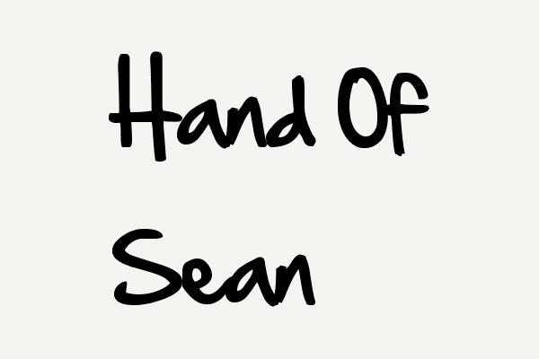 Hand Of Sean Font