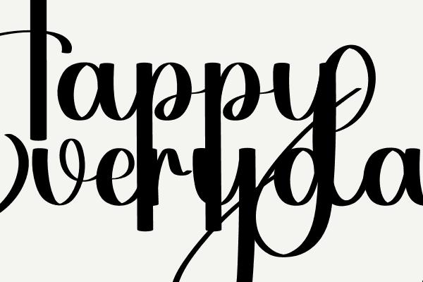 Happy Everyday Font