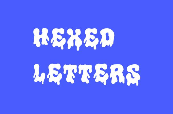 Hexed Letters Font