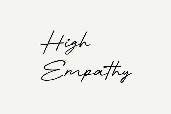 High Empathy Font