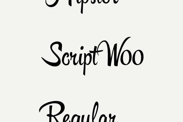 Hipster Script W00 Regular Font