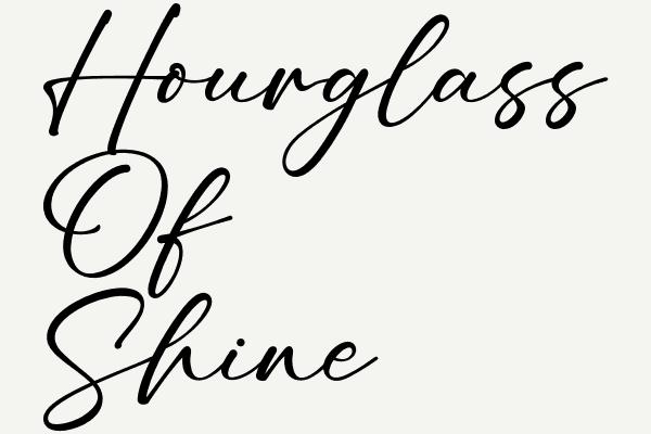 Hourglass Of Shine Font