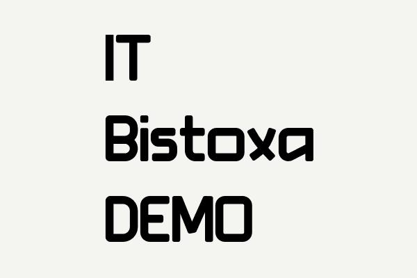 IT Bistoxa DEMO Font
