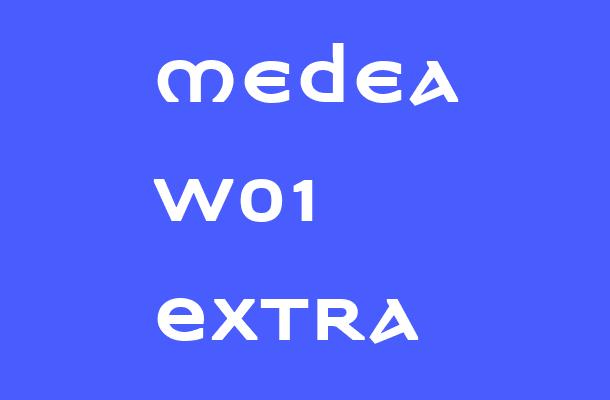 ITC Medea W01 Extra Bold Font