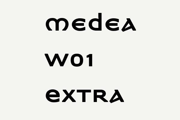ITC Medea W01 Extra Bold Font