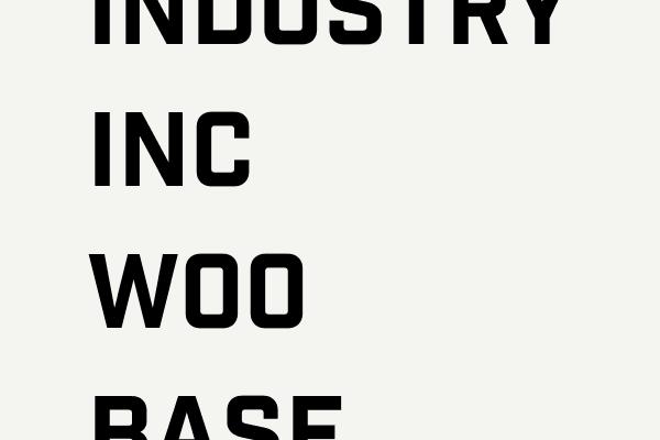 Industry Inc W00 Base Font