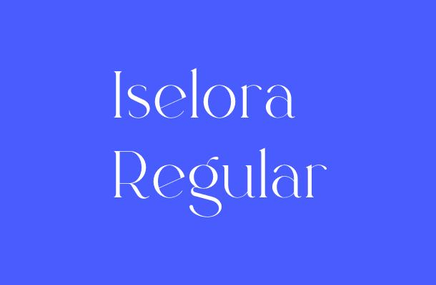 Iselora Regular Font