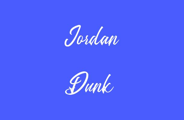 Jordan Dunk Font