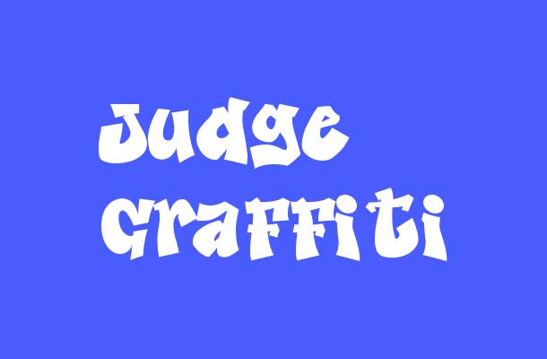 Judge Graffiti Font