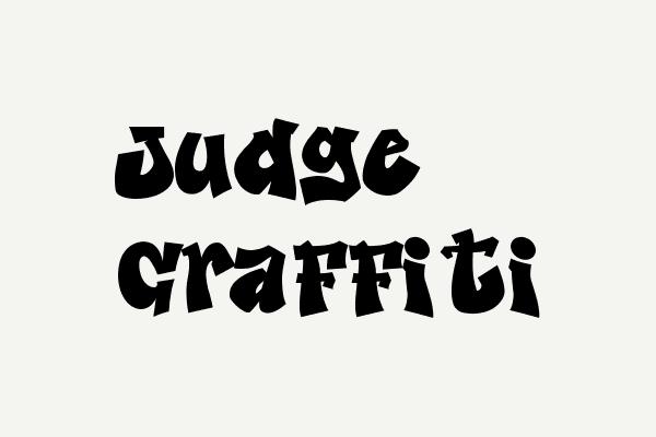 Judge Graffiti Font