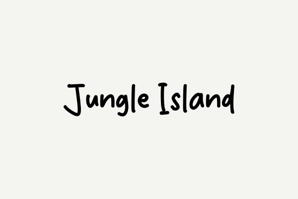 Jungle Island Font