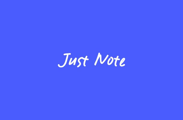 Just Note Font