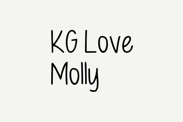KG Love Molly Font