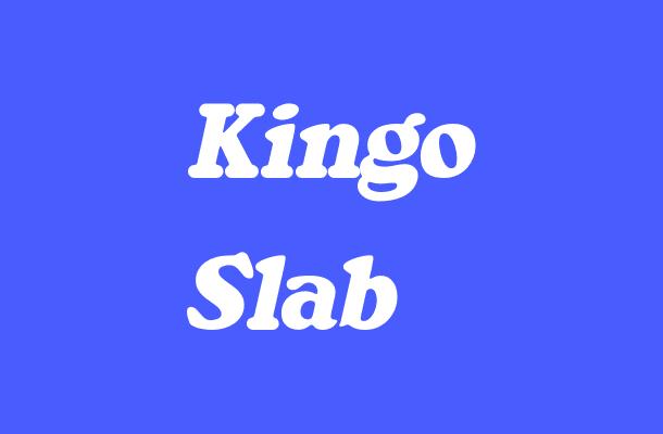 Kingo Slab Font Font