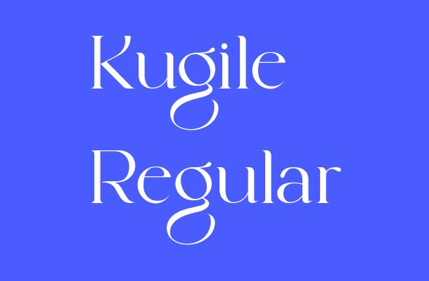 Kugile Regular Font