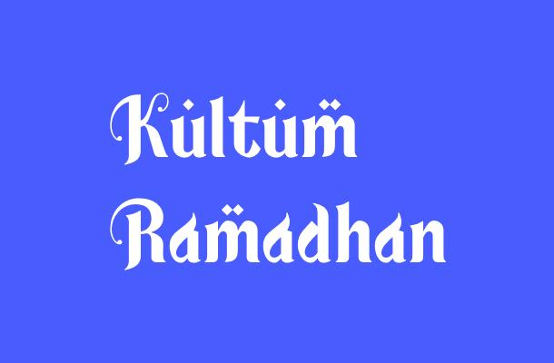 Kultum Ramadhan Font
