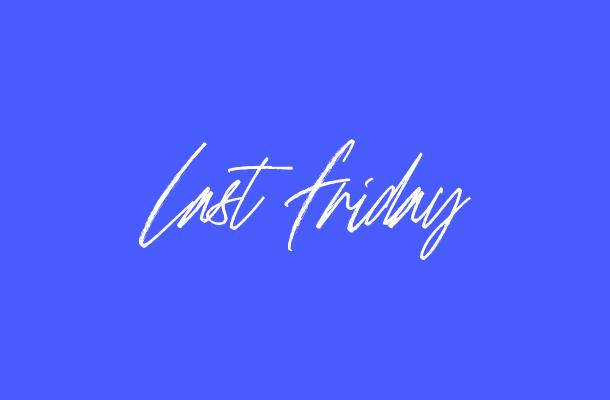 Last Friday Font