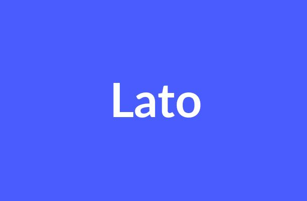 Lato Font