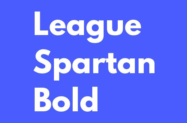 League Spartan Bold Font