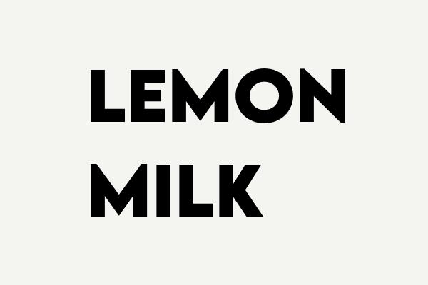 Lemon Milk Font