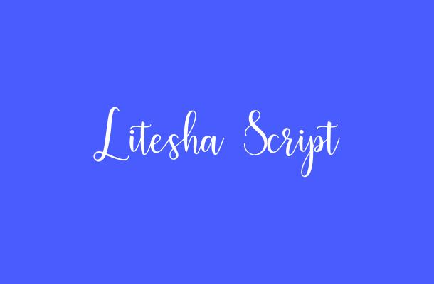 Litesha Script Font