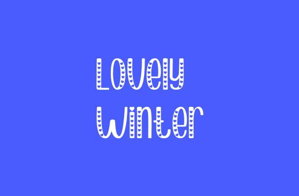 Lovely Winter Font