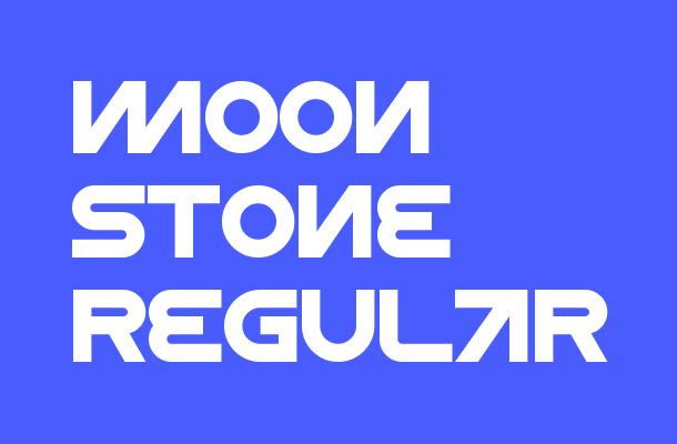 MOON STONE Regular Font