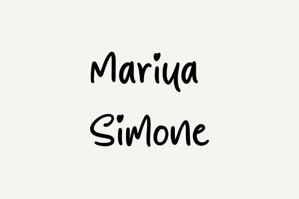 Mariya Simone Font Font