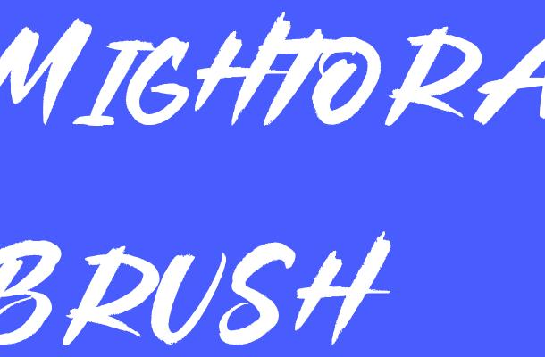 Mightora Brush Font