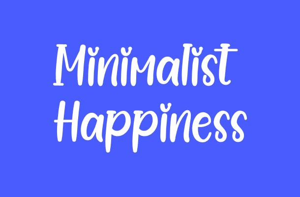 Minimalist Happiness Font