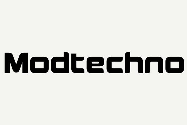 Modtechno Font