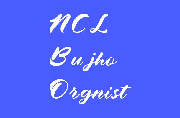 NCL Bujho Orgnist Font
