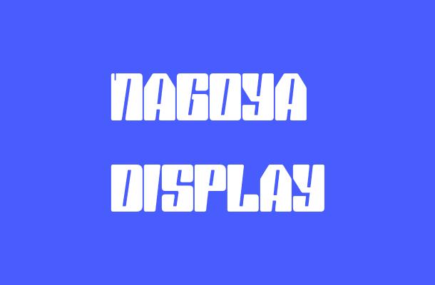 Nagoya Display Font
