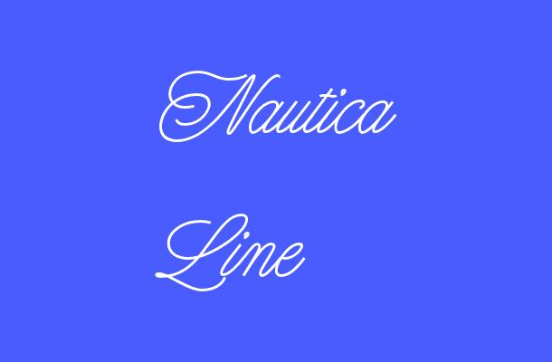 Nautica Line Font