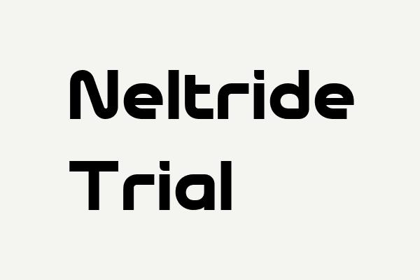 Neltride Trial Font