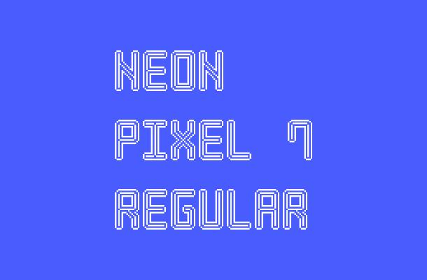 Neon Pixel-7 Regular Font