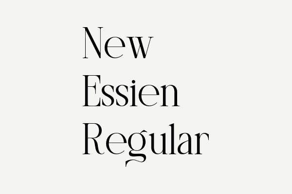 New Essien Regular Font