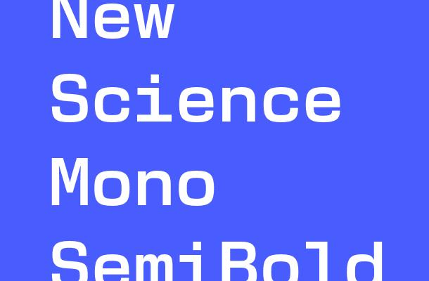 New Science Mono SemiBold Font