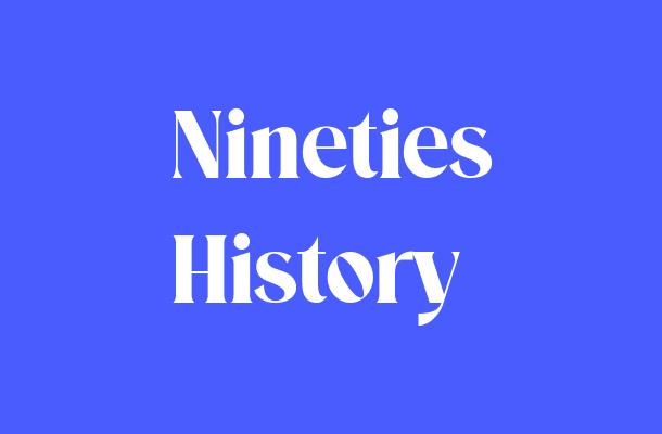 Nineties History Font