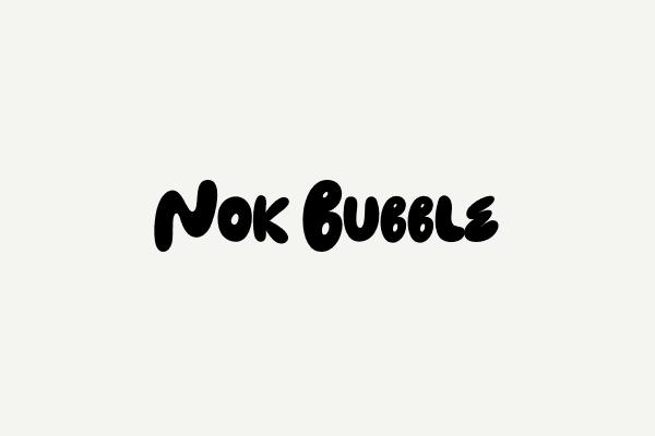 Nok Bubble Font