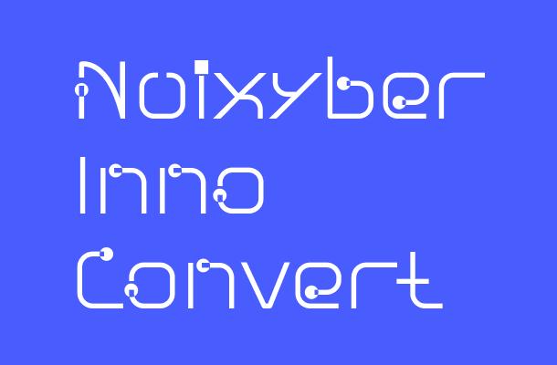 Nuixyber Inno Convert Font