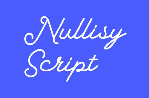 Nullisy Script Font