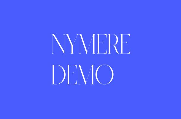Nymere Demo Font