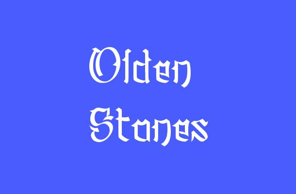 Olden Stones Font