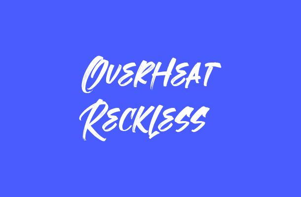 Overheat Reckless Font