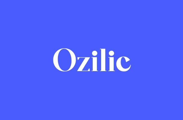 Ozilic Font Font