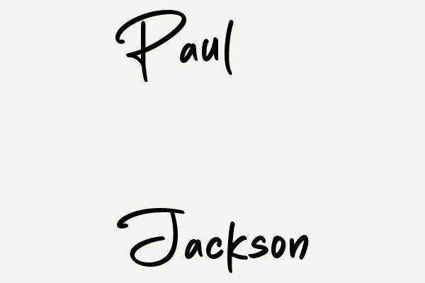 Paul Jackson Font