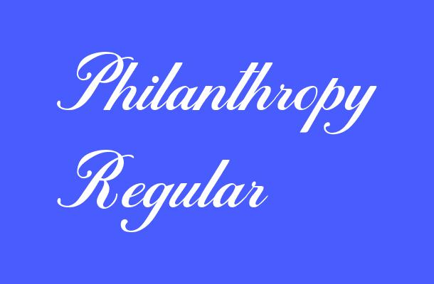 Philanthropy Regular Font